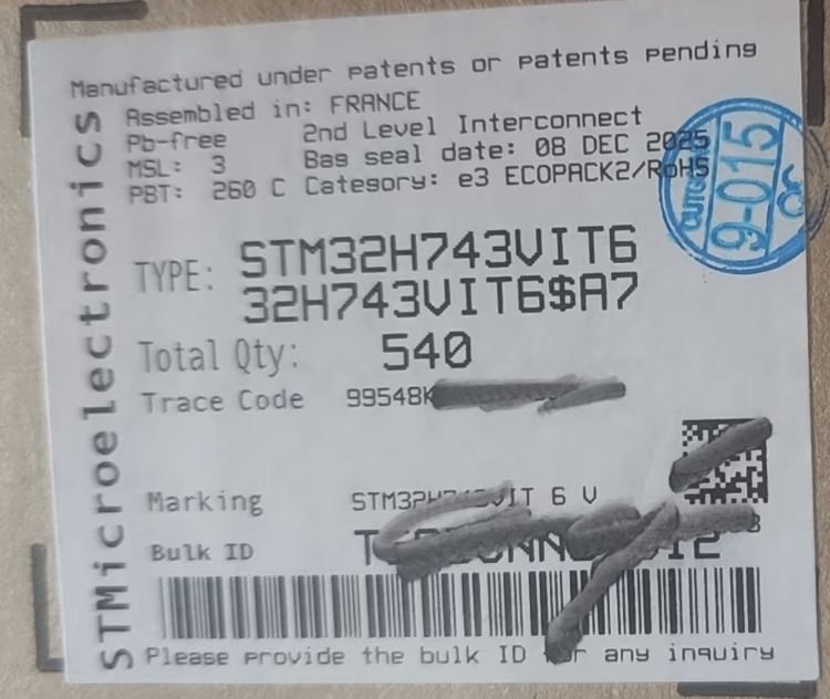 STM32H743VIT6